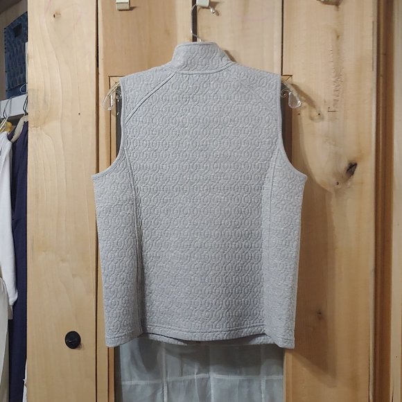 Croft  & Barrow petite womens fleece zip vest gray  size xs petite  NWT - Picture 5 of 14